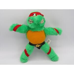 Teenage Mutant Ninja Turtles Raphael Plush 1989 Ace Novelty Mirage Studios TMNT